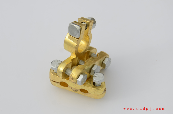 双压线式纯铜电瓶夹