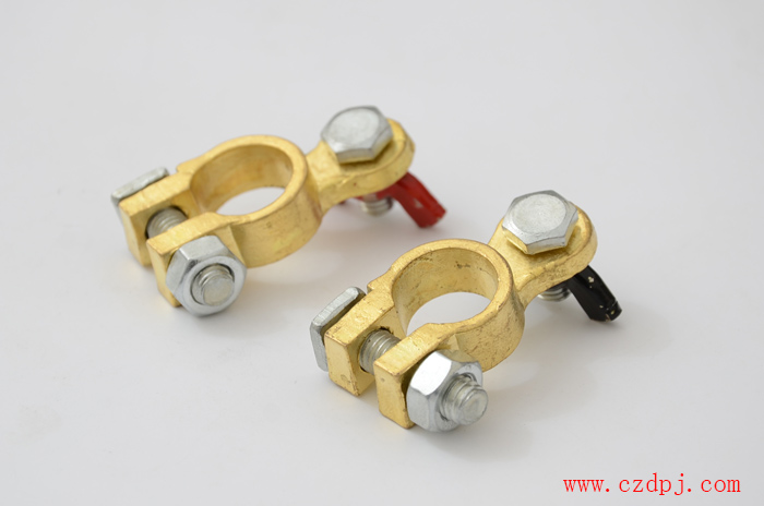 手拧式纯铜电瓶夹