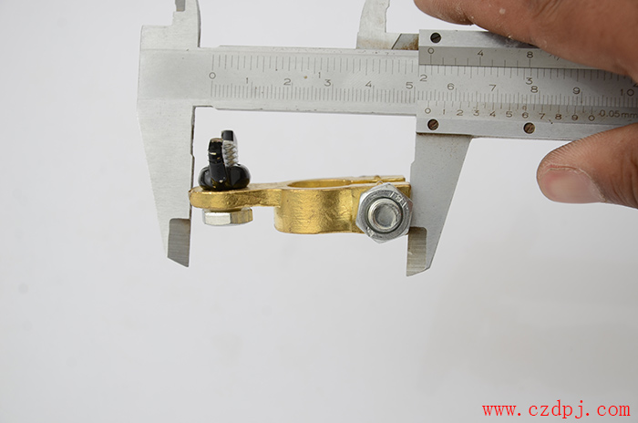 手拧式纯铜电瓶夹