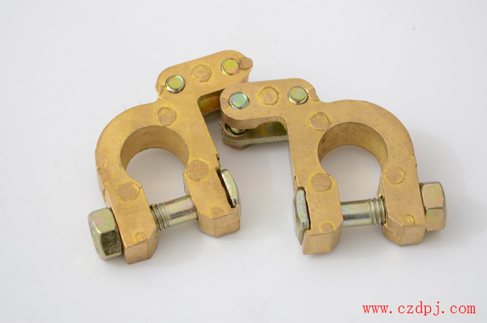 镀铜铝镁合金电瓶夹（夹线式）