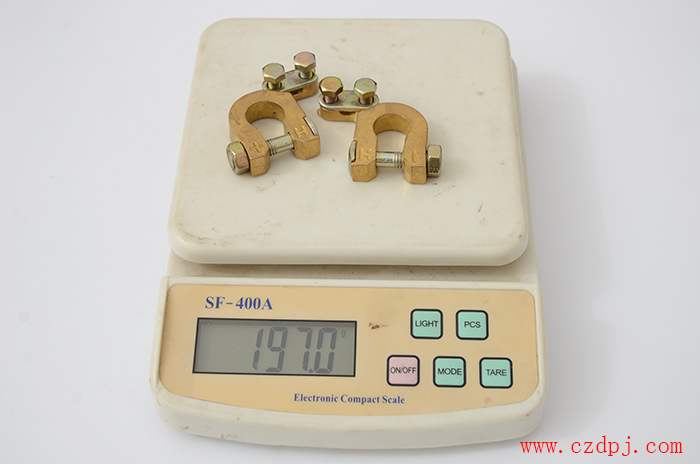 镀铜铝镁合金电瓶夹（夹线式）