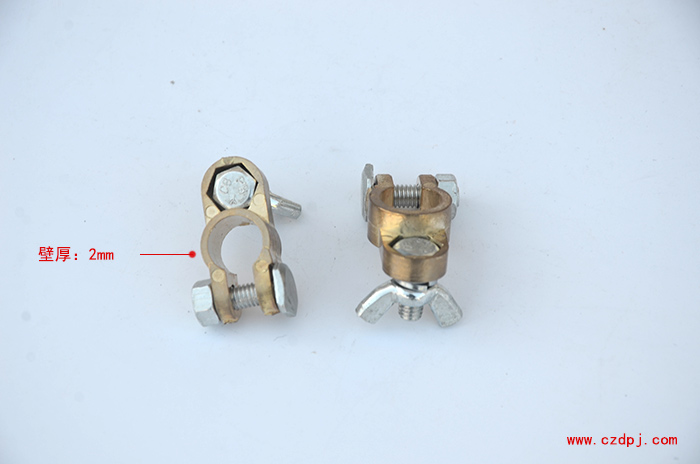 手拧式铝镁合金电瓶夹