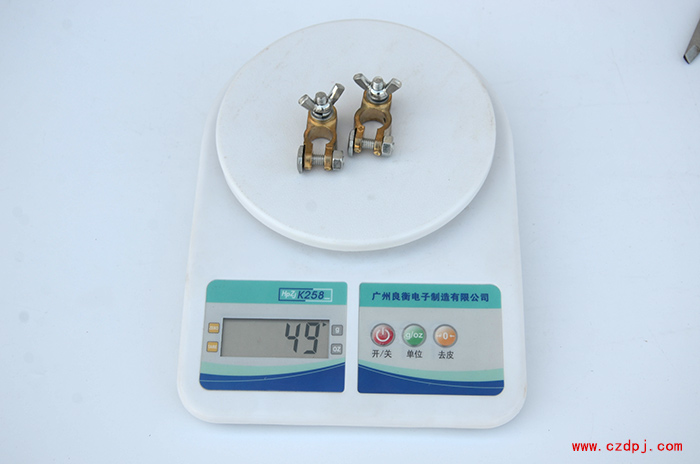 手拧式铝镁合金电瓶夹