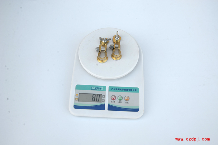 黄铜冲压电瓶夹-001