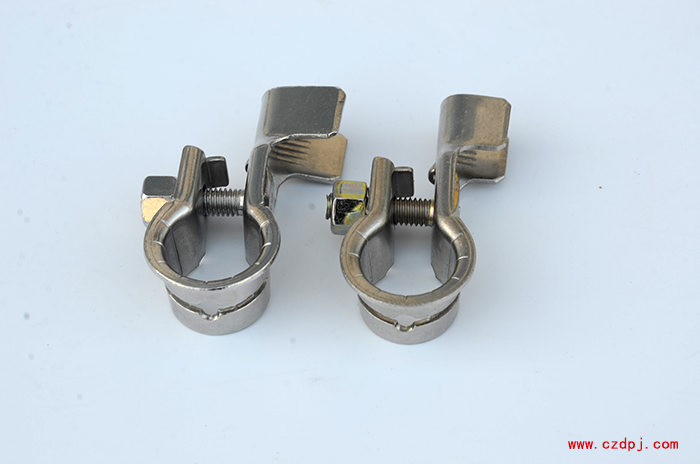 黄铜冲压电瓶夹-002