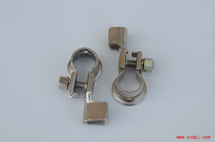 黄铜冲压电瓶夹-002