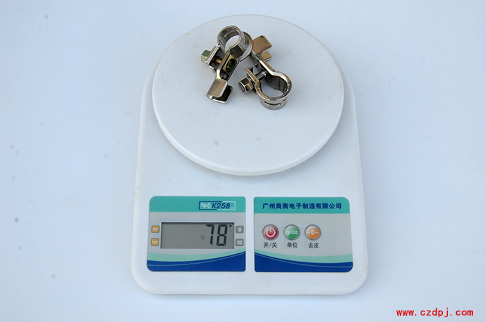 黄铜冲压电瓶夹-002