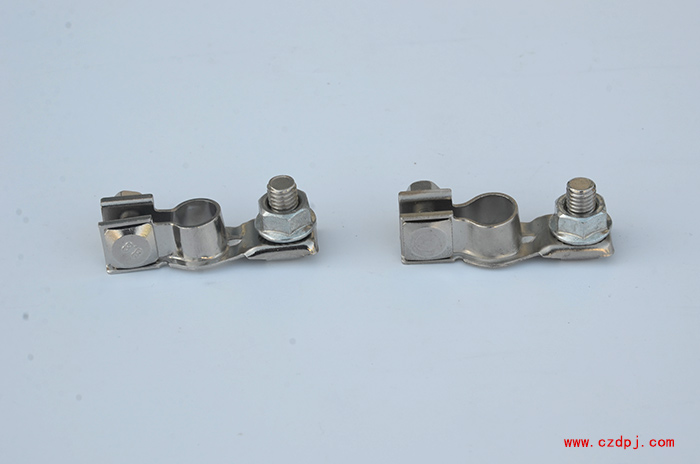 黄铜冲压电瓶夹-003