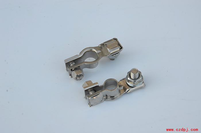 黄铜冲压电瓶夹-003