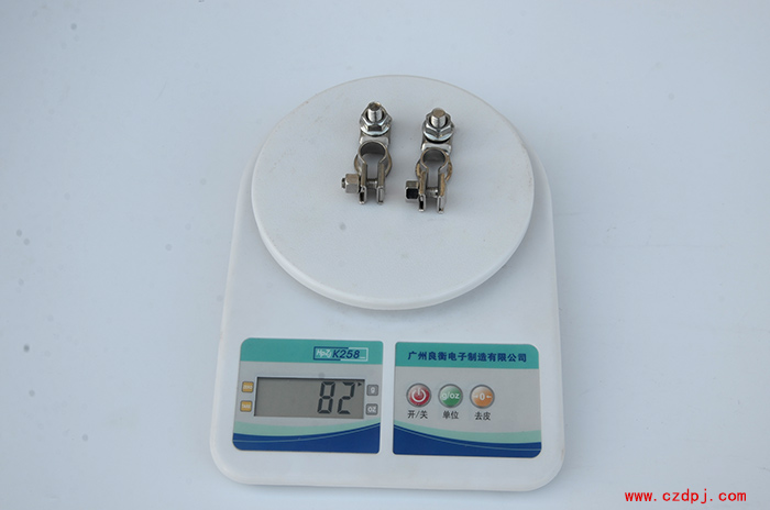 黄铜冲压电瓶夹-003