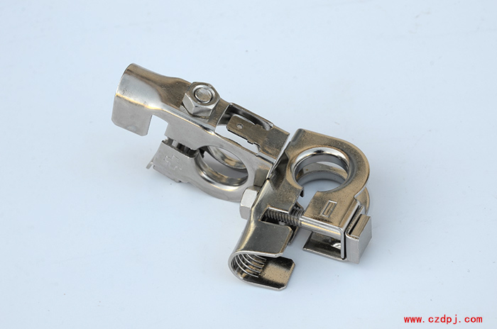 黄铜冲压电瓶夹-004