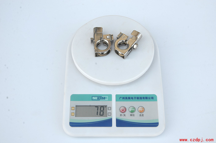 黄铜冲压电瓶夹-004