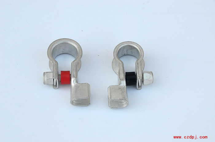 黄铜冲压电瓶夹-009