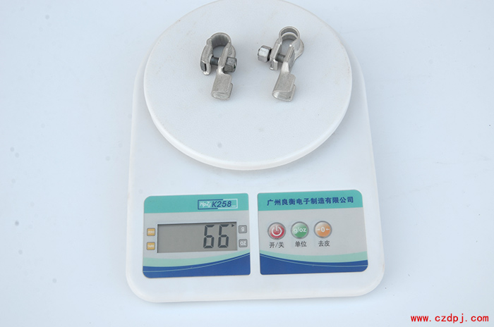 黄铜冲压电瓶夹-006