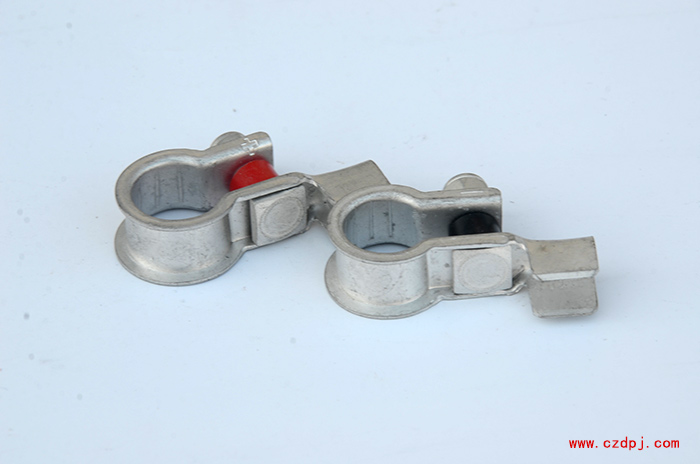 黄铜冲压电瓶夹-009